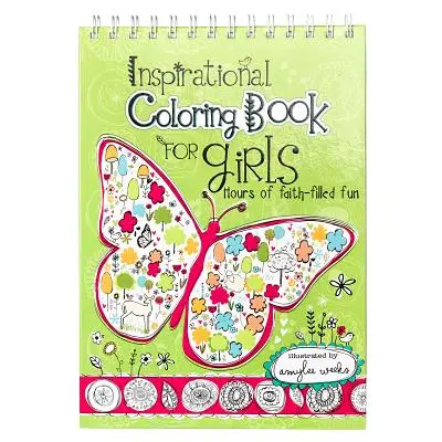 Inspiráló színezőkönyv lányoknak - Inspirational Coloring Book for Girls