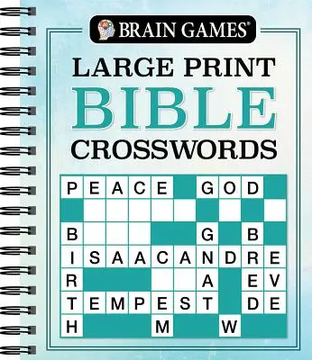 Agyjátékok - Nagyméretű bibliai keresztrejtvények - Brain Games - Large Print Bible Crosswords