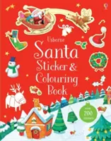 Mikulás matrica- és kifestőkönyv - Santa Sticker and Colouring Book