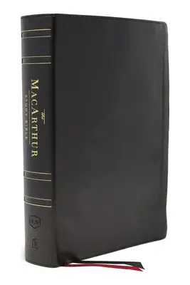 Nkjv, MacArthur Study Bible, 2. kiadás, valódi bőr, fekete, Comfort Print: Unleashing God's Truth One Verse at a Time - Nkjv, MacArthur Study Bible, 2nd Edition, Genuine Leather, Black, Comfort Print: Unleashing God's Truth One Verse at a Time