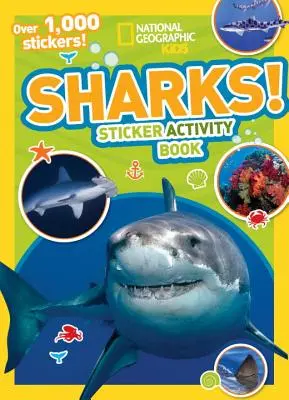 Cápák matricás foglalkoztatókönyv [matricával (matricákkal)] - Sharks Sticker Activity Book [With Sticker(s)]