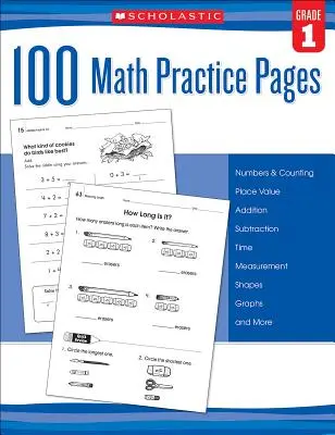 100 Math Practice Pages: 1. osztály - 100 Math Practice Pages: Grade 1