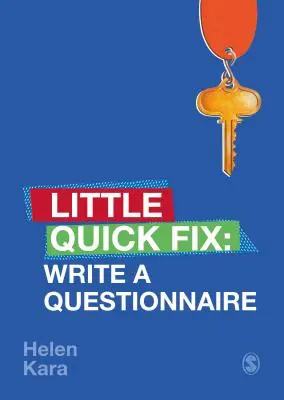 Írj kérdőívet: Kis gyorsjavítás - Write a Questionnaire: Little Quick Fix