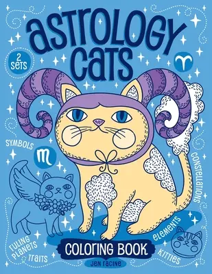 Asztrológia macskák színezőkönyv - Astrology Cats Coloring Book