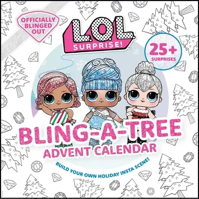 L.O.L. Meglepetés! Bling-A-Tree adventi naptár: (Lol Surprise, Trim a Tree, kézműves készlet, 25+ meglepetés, L.O.L. 6+ éves lányoknak) - L.O.L. Surprise! Bling-A-Tree Advent Calendar: (Lol Surprise, Trim a Tree, Craft Kit, 25+ Surprises, L.O.L. for Girls Aged 6+)