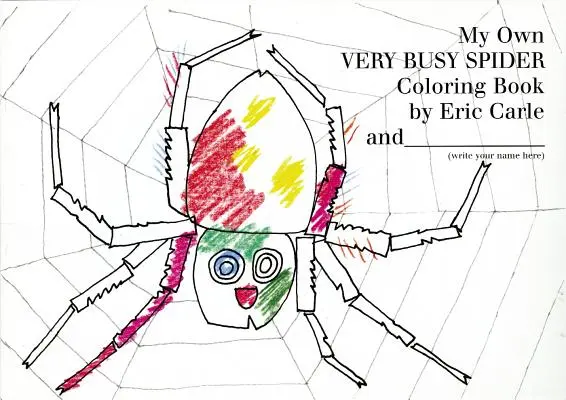 Saját nagyon szorgalmas pókom színezőkönyv - My Own Very Busy Spider Coloring Book