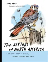 Észak-Amerika ragadozó madarai: Színezőkönyv a sasokról, sólymokról, sólymokról és baglyokról - The Raptors of North America: A Coloring Book of Eagles, Hawks, Falcons, and Owls