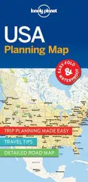 Lonely Planet USA tervezési térkép 1 - Lonely Planet USA Planning Map 1