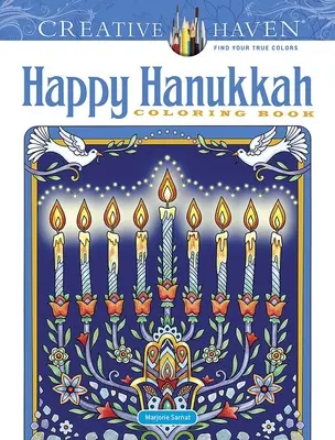 Creative Haven Boldog hanuka színező könyv - Creative Haven Happy Hanukkah Coloring Book