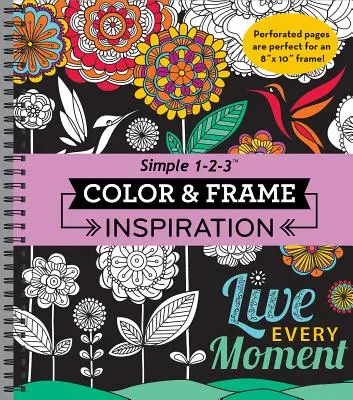 Color & Frame - Inspiráció (Felnőtt színezőkönyv) - Color & Frame - Inspiration (Adult Coloring Book)