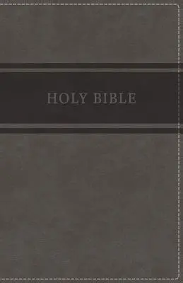 KJV, Deluxe ajándék Biblia, műbőr, szürke, piros betűs kiadás - KJV, Deluxe Gift Bible, Imitation Leather, Gray, Red Letter Edition