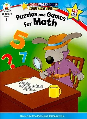 Rejtvények és játékok matematikához, 1. osztály: Gold Star Edition - Puzzles and Games for Math, Grade 1: Gold Star Edition