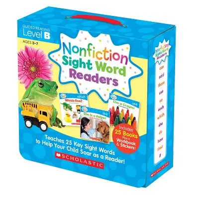 Nonfiction Sight Word Readers: Guided Reading Level B (Parent Pack): Tanít 25 kulcsfontosságú látószót, hogy gyermeke olvasóként szárnyalhasson! - Nonfiction Sight Word Readers: Guided Reading Level B (Parent Pack): Teaches 25 Key Sight Words to Help Your Child Soar as a Reader!