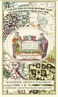 Oxfordshire négy történelmi térképének gyűjteménye 1611-1836 között - Collection of Four Historic Maps of Oxfordshire from 1611-1836