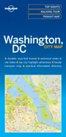 Lonely Planet Washington DC várostérkép 1 - Lonely Planet Washington DC City Map 1