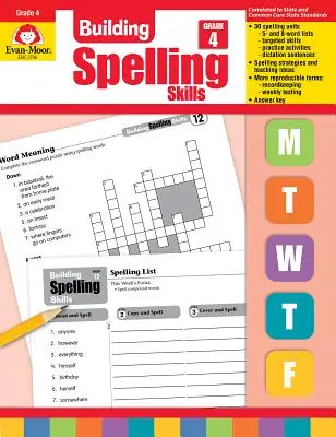 Building Spelling Skills 4. osztály - Building Spelling Skills Grade 4