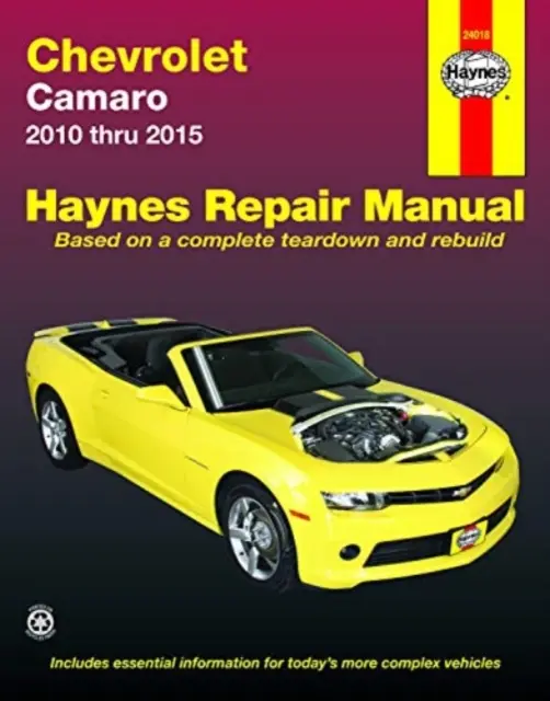 Chevrolet Camaro 2010 Thru 2015 Haynes javítási kézikönyv - Chevrolet Camaro 2010 Thru 2015 Haynes Repair Manual