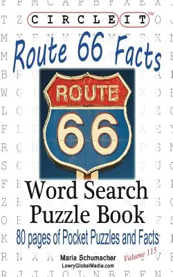 Körbe, U.S. Route 66 tények, szókereső, rejtvénykönyv - Circle It, U.S. Route 66 Facts, Word Search, Puzzle Book