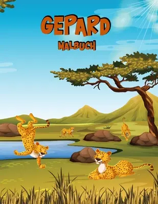 Gepard Malbuch: Aktivittsbuch fr Kinder