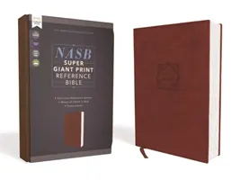 Nasb, Super Giant Print Reference Bible, bőrpuha, barna, Red Letter Edition, 1995 szöveg, Comfort Print - Nasb, Super Giant Print Reference Bible, Leathersoft, Brown, Red Letter Edition, 1995 Text, Comfort Print