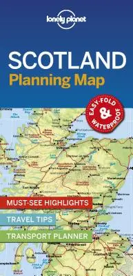 Lonely Planet Skócia tervezési térkép 1 - Lonely Planet Scotland Planning Map 1