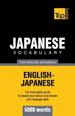 Japán szókincs angolul beszélőknek - 5000 szó - Japanese vocabulary for English speakers - 5000 words