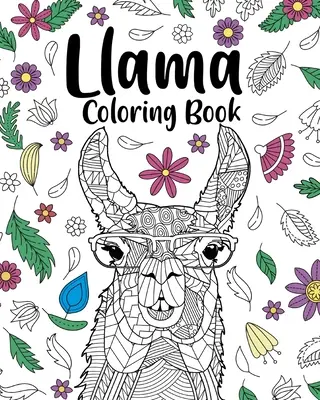 Láma színező könyv - Llama Coloring Book