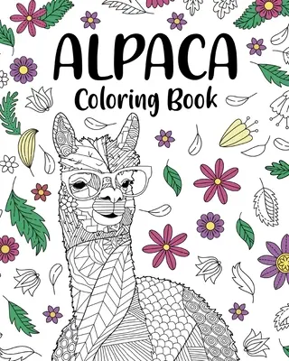 Alpaka színezőkönyv - Alpaca Coloring Book