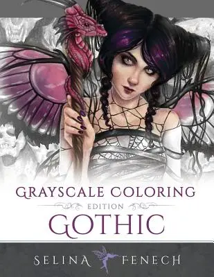 Gothic - Szürkeárnyalatos kiadás színezőkönyv - Gothic - Grayscale Edition Coloring Book