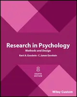 Kutatás a pszichológia módszerei és tervezése 8e - Research in Psychology Methods and Design 8e