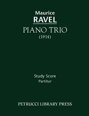 Zongoratrió: Tanulmányi kotta - Piano Trio: Study Score