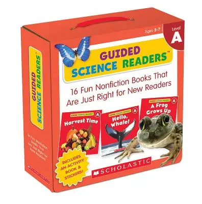 Guided Science Readers: Level a (Szülői csomag): 16 szórakoztató nem szépirodalmi könyv, amelyek éppen megfelelnek az új olvasóknak [matricával (matricákkal) és aktivitási könyvvel]. - Guided Science Readers: Level a (Parent Pack): 16 Fun Nonfiction Books That Are Just Right for New Readers [With Sticker(s) and Activity Book]