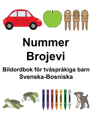 Angol-Tigrinya Time Gyermek kétnyelvű képeskönyv - Svenska-Bosniska Nummer/Brojevi Bildordbok fr tvsprkiga barn