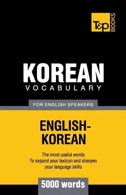 Koreai szókincs angolul beszélőknek - 5000 szó - Korean vocabulary for English speakers - 5000 words