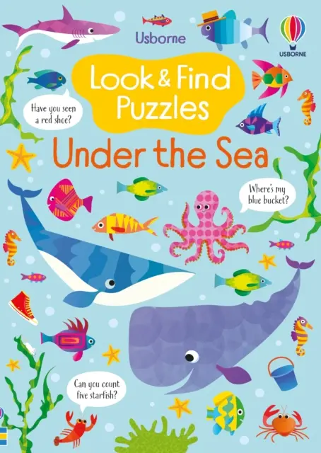 Keress és találj rejtvényeket a tenger alatt - Look and Find Puzzles Under the Sea