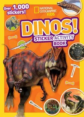 Dinos matricás foglalkoztatókönyv [matricával (matricákkal)] - Dinos Sticker Activity Book [With Sticker(s)]