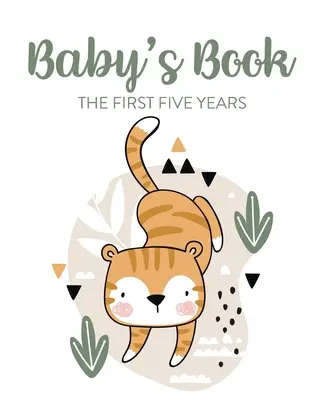 Babakönyv Az első öt év: Memory Keeper - First Time Parent - As You Grow - Baby Shower Gift - Baby's Book The First Five Years: Memory Keeper - First Time Parent - As You Grow - Baby Shower Gift