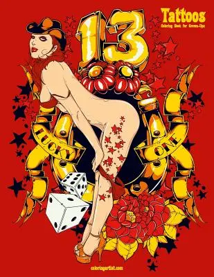 Tetování Omalovánky pro dospělé - Tattoos Coloring Book for Grown-Ups