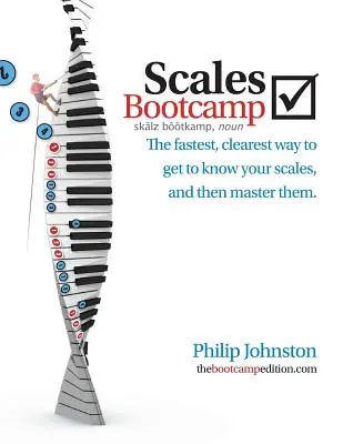 Scales Bootcamp: A leggyorsabb, legtisztább módszer a skálák megismeréséhez, majd elsajátításához. - Scales Bootcamp: The Fastest, Clearest Way to Get to Know Your Scales, and Then Master Them.