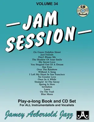 Jamey Aebersold Jazz -- Jam Session, Vol. 34: Kniha a 2 CD - Jamey Aebersold Jazz -- Jam Session, Vol 34: Book & 2 CDs