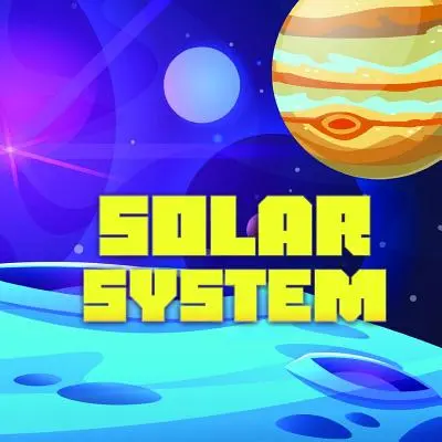 Naprendszer: Űrkönyv 6 és 10 év közötti gyerekeknek színező elemekkel. - Solar System: Space book for children from 6 to 10 years old with elements of coloring.