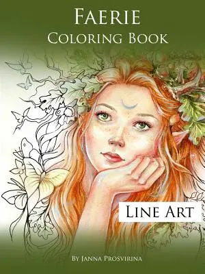 Faerie Coloring Book: Vonalművészet - Faerie Coloring Book: Line Art
