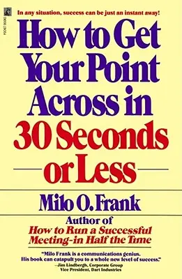 Hogyan juttasd el a lényeget 30 másodperc alatt vagy annál rövidebb idő alatt - How to Get Your Point Across in 30 Seconds or Less