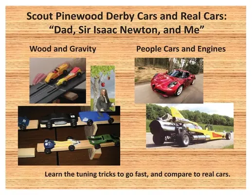 Cserkész Pinewood Derby autók és valódi autók: Apa, Sir Isaac Newton és én - Scout Pinewood Derby Cars and Real Cars: Dad, Sir Isaac Newton, and Me