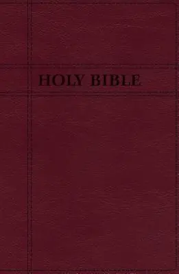 Niv, Premium Gift Bible, Leathersoft, Burgundy, Red Letter Edition, Comfort Print