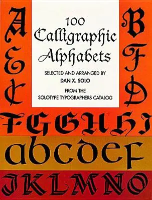 100 kalligrafikus betűsor - 100 Calligraphic Alphabets