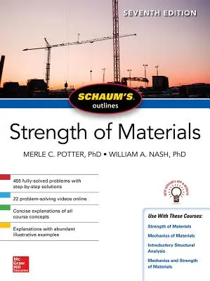 Schaum's Outline of Strength of Materials, hetedik kiadás - Schaum's Outline of Strength of Materials, Seventh Edition