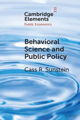 Viselkedéstudomány és közpolitika - Behavioral Science and Public Policy