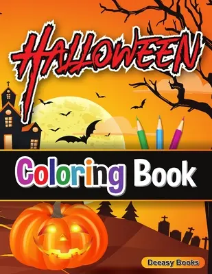 Halloween színező könyv - Halloween Coloring Book