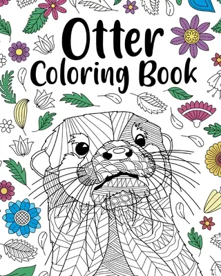 Vidra színező könyv - Otter Coloring Book